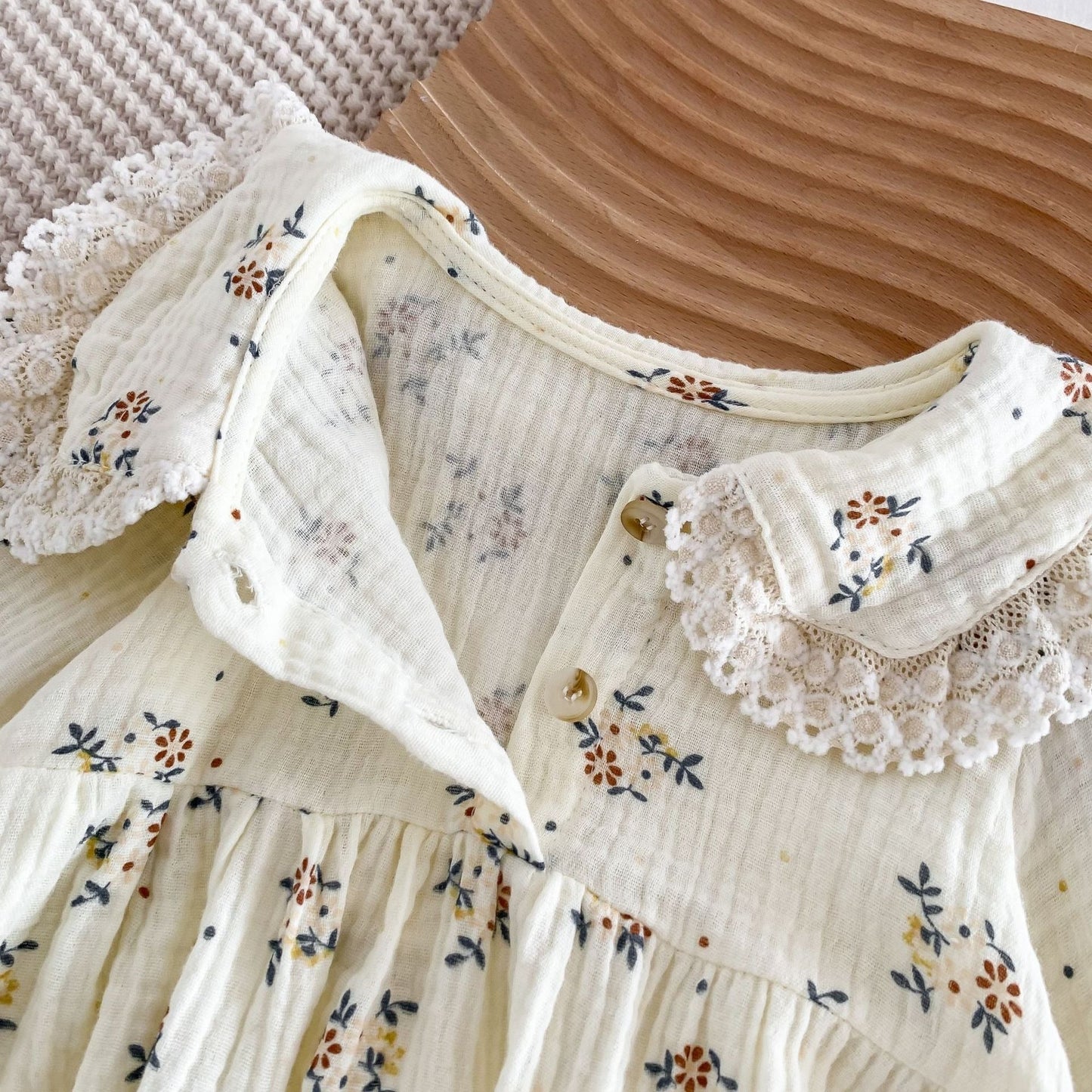 Bella Organic Baby Girls Romper with Cap