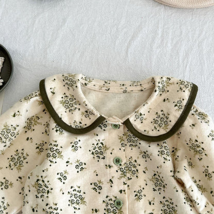 Bella Two Piece Baby Girls Romper Set