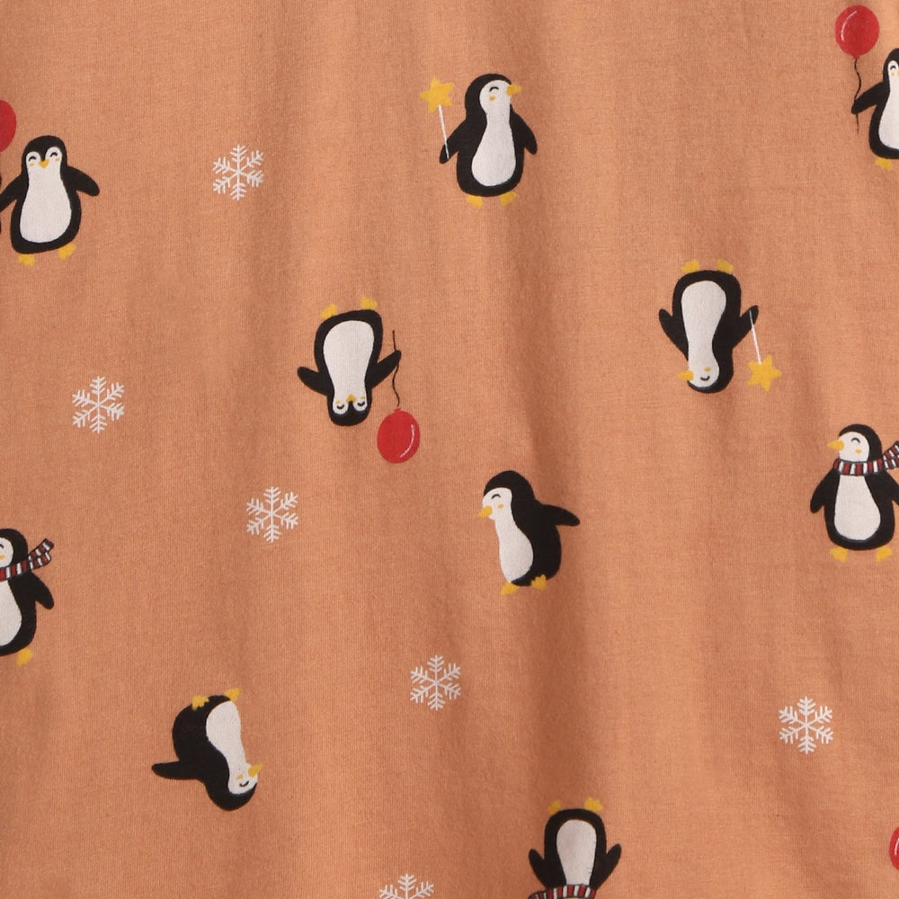 Half Sleeves Unisex Co-ord Set | Penguin Chill