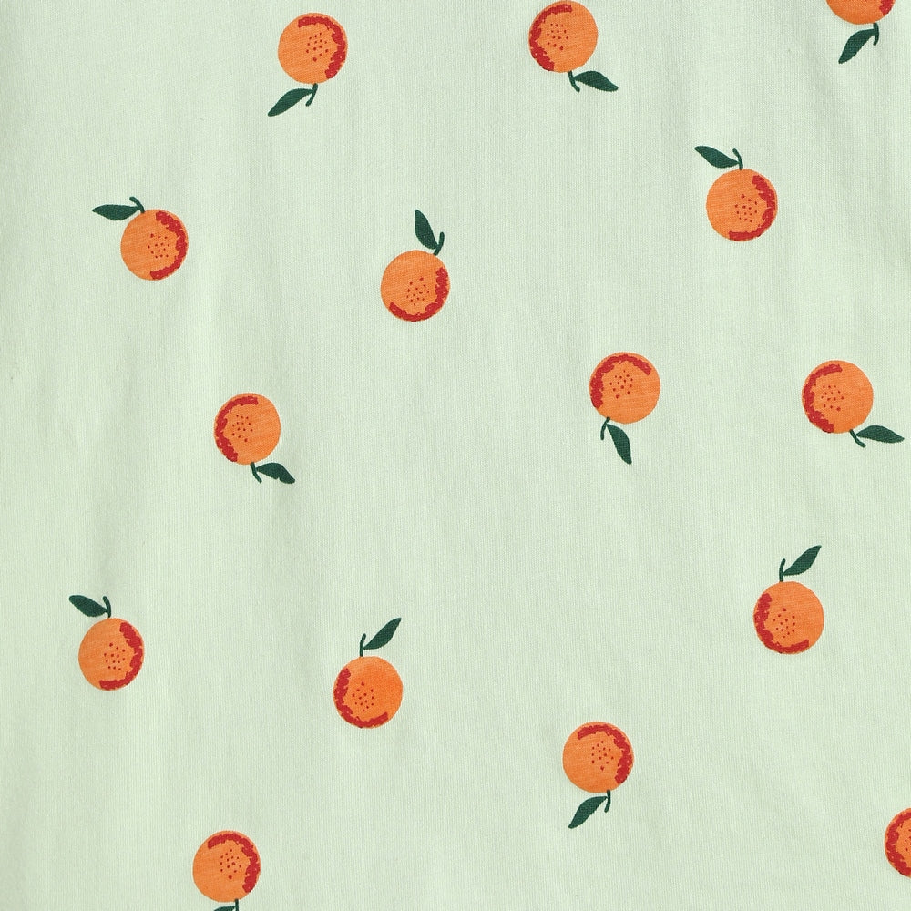 Half Sleeves Unisex Co-ord Set | Orange Bliss