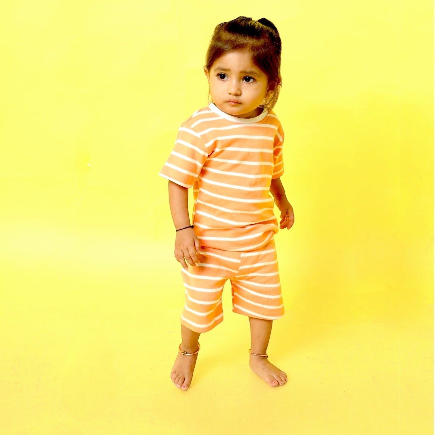 T-Shirt & Shorts Unisex Co-ord Set | Stripes