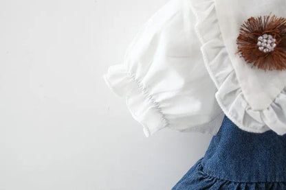 Classic Denim Girls Dress