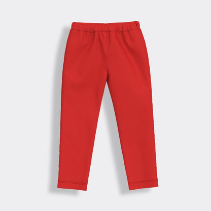 4 Pcs Leggings | White, Red, Pink, Grey
