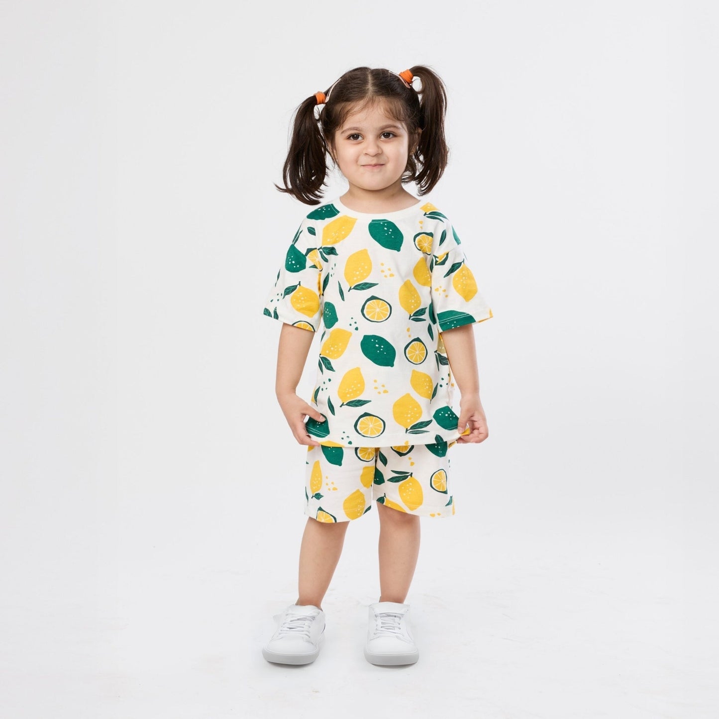 T-Shirt & Shorts Unisex Co-ord Set | Lemon Joy