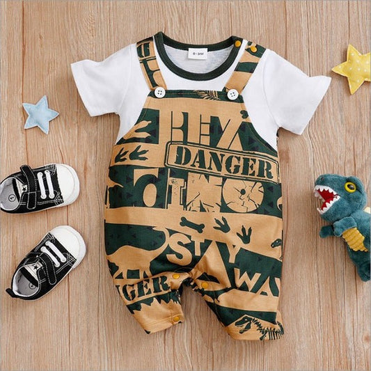 Cool Danger Baby Boys Girls Romper