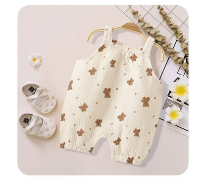 Bear Hugs Baby Girls Romper