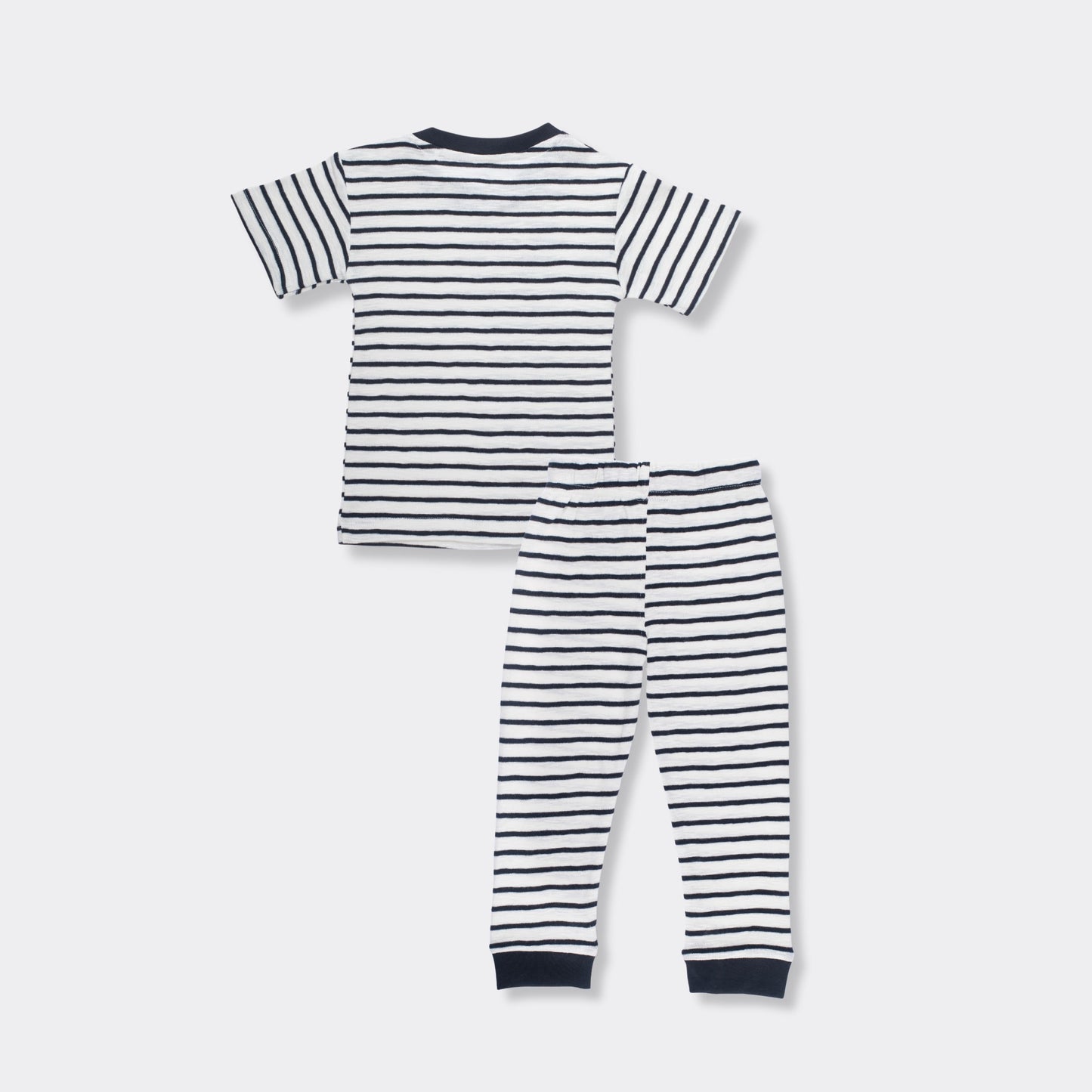 Half Sleeves Unisex Co-ord Set | Zebra Stripes