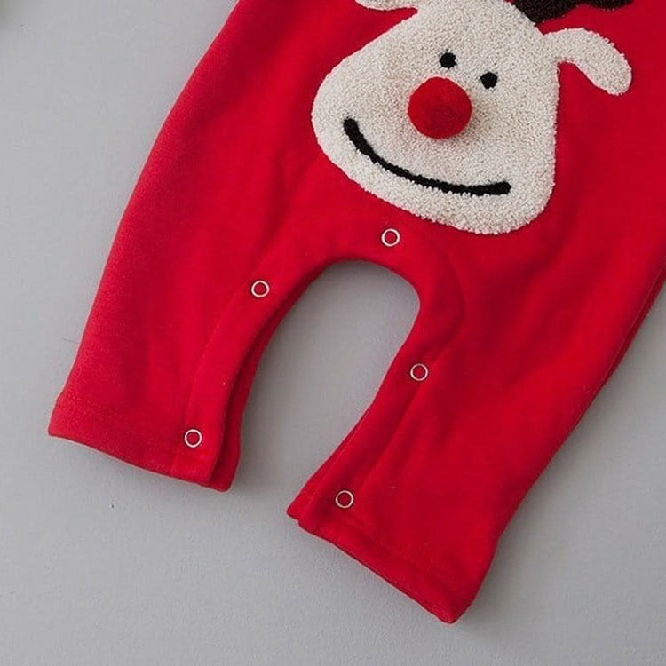 3D Reindeer Baby Girls and Boys Christmas Romper